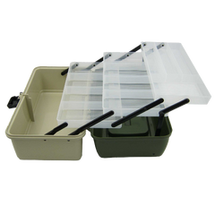 Ace Angling 3 Tray Cantilever Fishing Tackle Tough Box